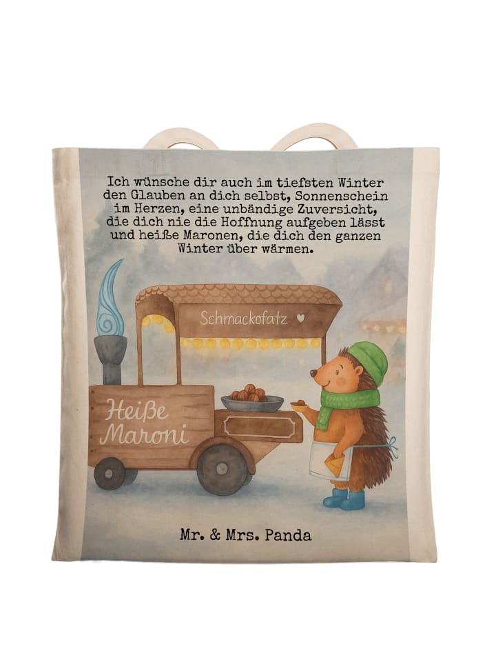 Сумка через плечо с рисунком ежа, каштанами и надписью на белом фоне Mr. & Mrs. Panda
Сумка через плечо с рисунком ежа, каштанами и надписью на белом фоне Mr. & Mrs. Panda