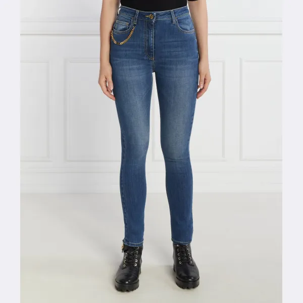 Джинсы скинни Elisabetta Franchi, синий 
Джинсы скинни Elisabetta Franchi, синий