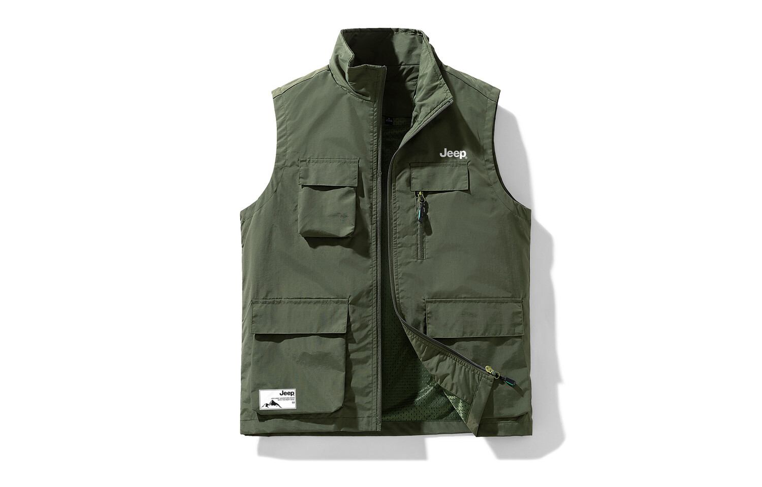 Жилет унисекс Jeep, черный 
Жилет унисекс Jeep, черный