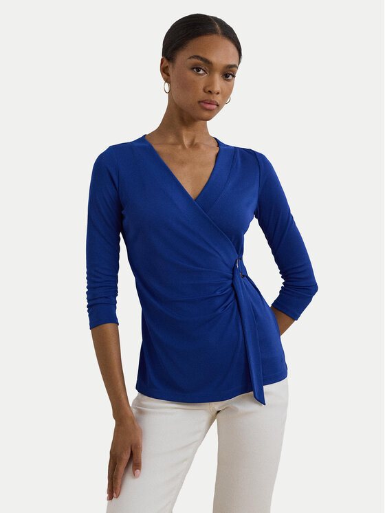 Облегающая блузка 200889081020 Lauren Ralph Lauren, синий
Облегающая блузка 200889081020 Lauren Ralph Lauren, синий