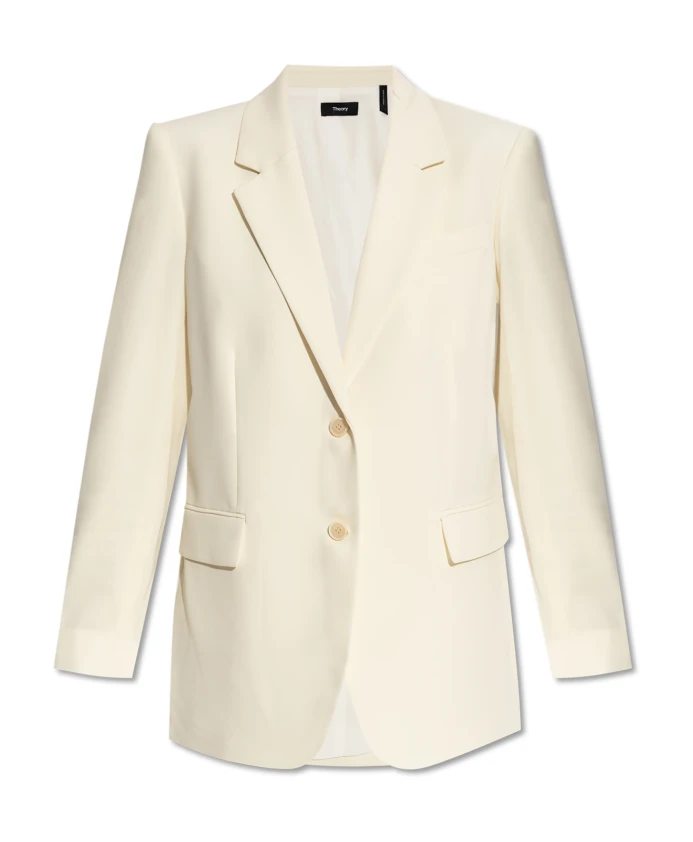 Блейзер с открытыми лацками Theory, желтый
Блейзер с открытыми лацками Theory, желтый