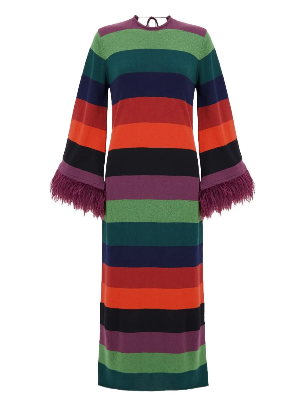 Полосатое платье миди с рукавами колокол PAULA, красный
Полосатое платье миди с рукавами колокол PAULA, красный