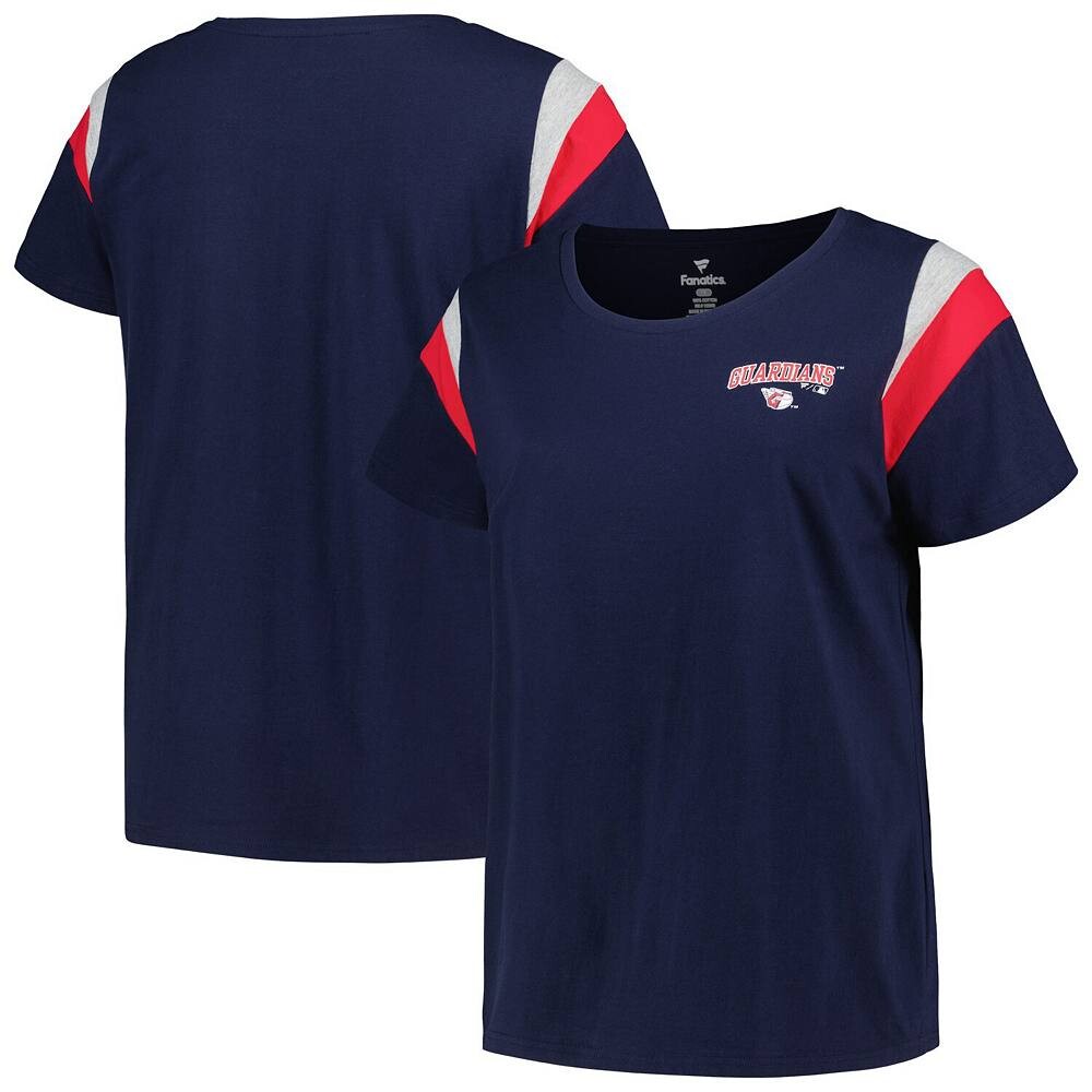Женская темно-синяя футболка с круглым вырезом размера плюс Cleveland Guardians Profile, цвет Grd Navy
Женская темно-синяя футболка с круглым вырезом размера плюс Cleveland Guardians Profile, цвет Grd Navy