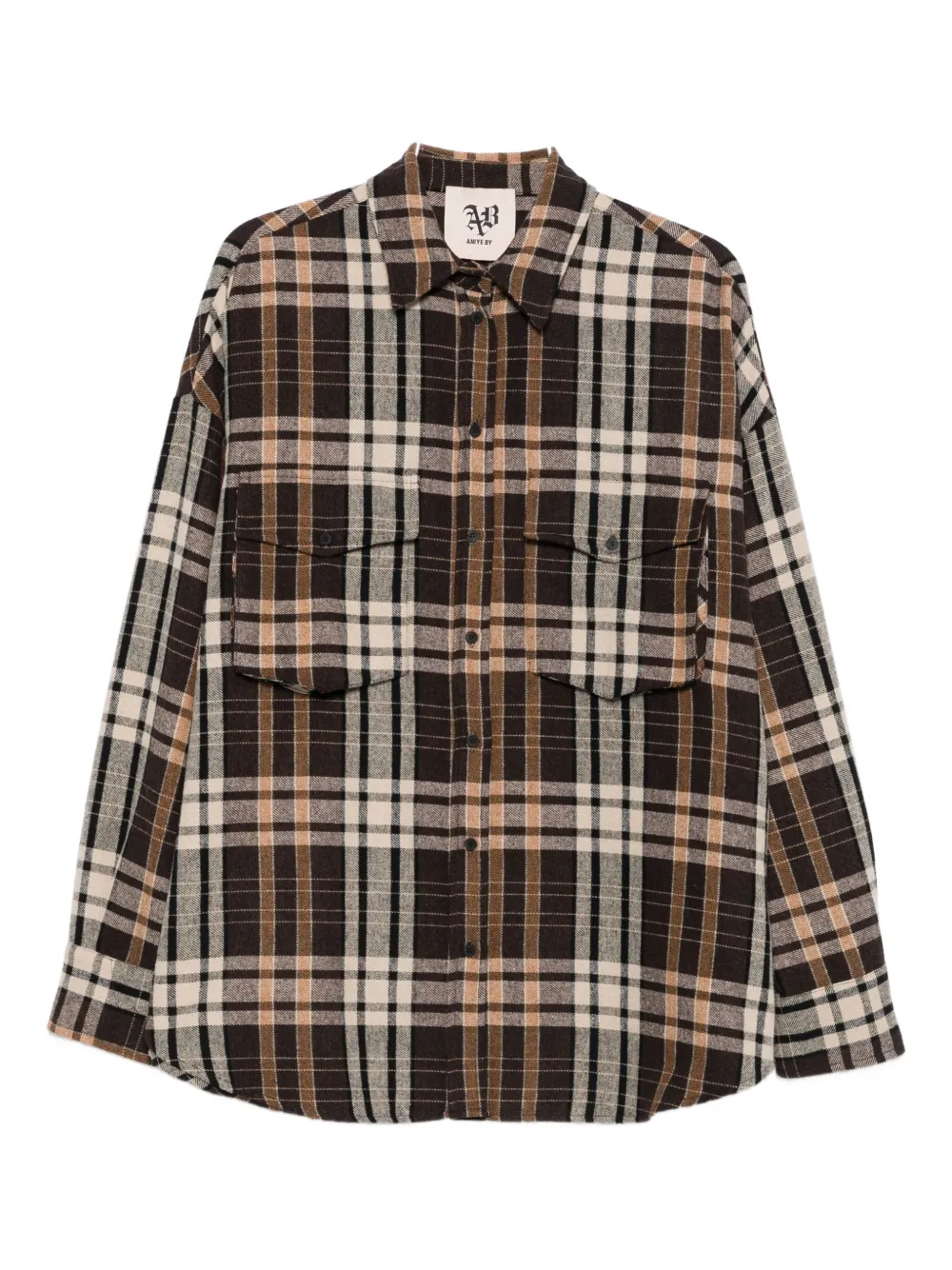 Клетчатая рубашка с карманом Aniye By, коричневый
Клетчатая рубашка с карманом Aniye By, коричневый