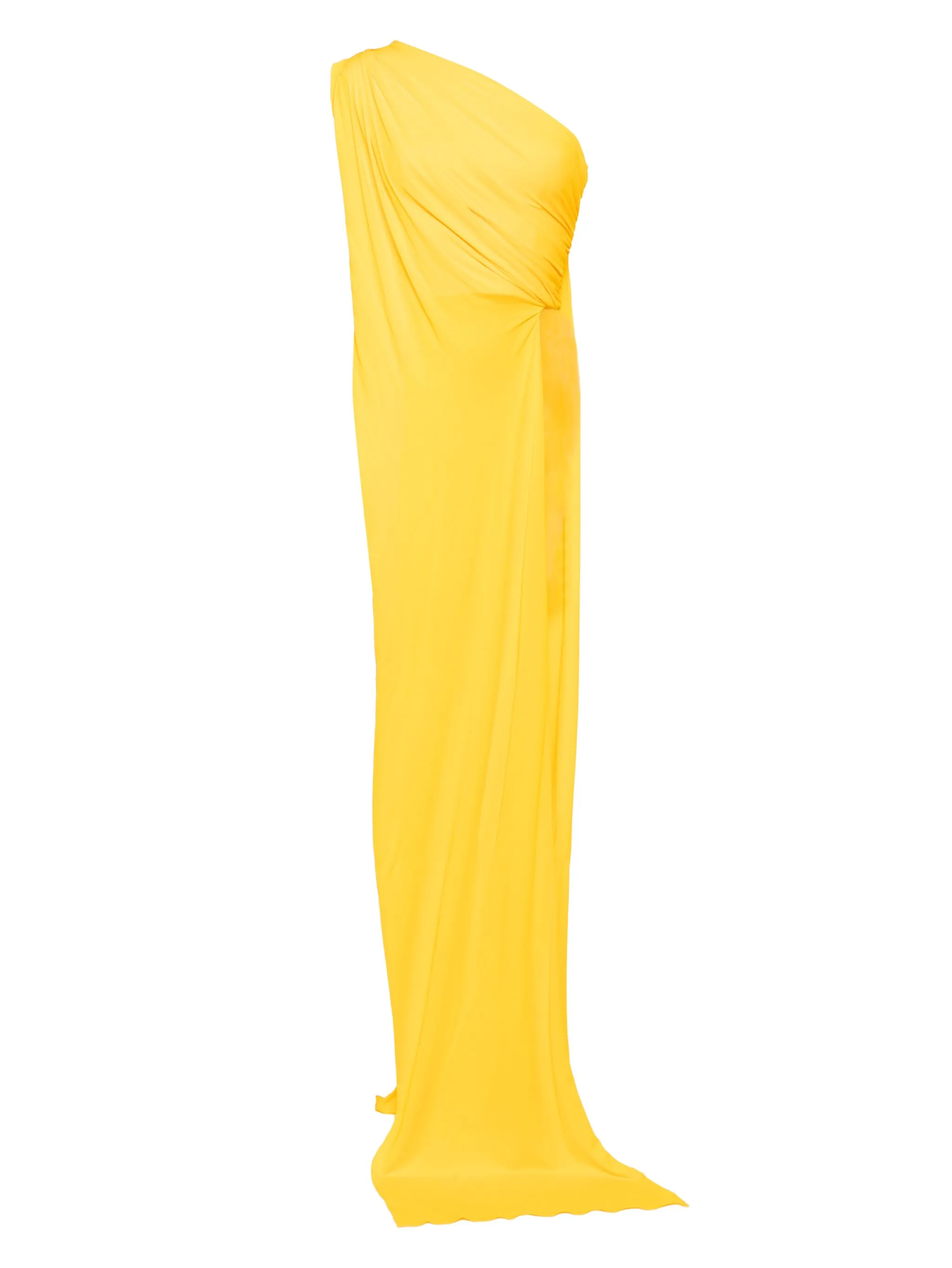 Топ на одно плечо с драпировкой Herve L. Leroux, желтый
Топ на одно плечо с драпировкой Herve L. Leroux, желтый