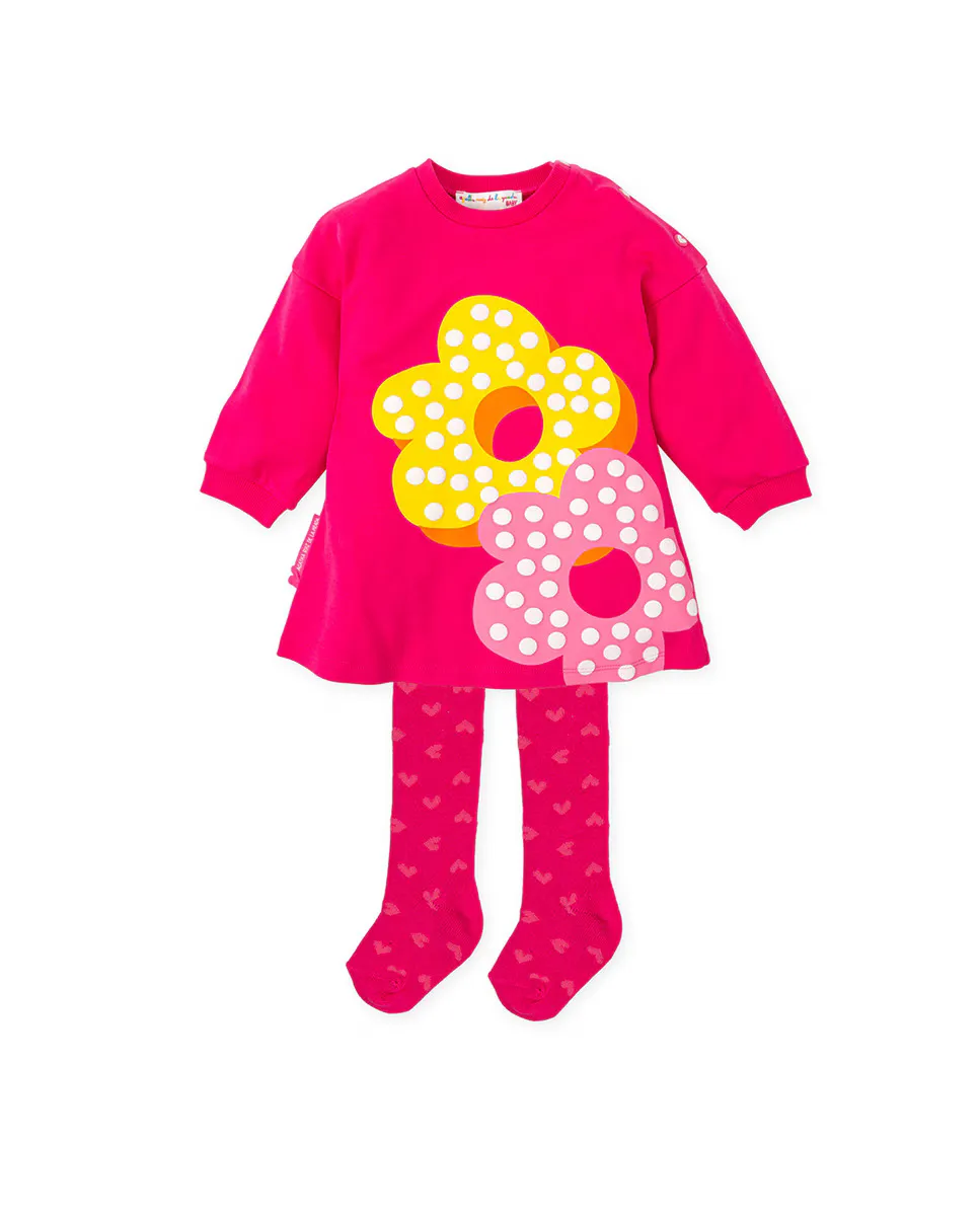 Комплект из платья и колготок с цветочным принтом Agatha Ruiz de la Prada, цвет Fucsia
Комплект из платья и колготок с цветочным принтом Agatha Ruiz de la Prada, цвет Fucsia