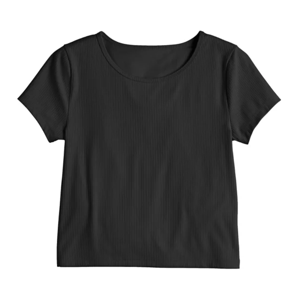 Футболка с коротким рукавом в рубчик для девочек 7-20 лет Tek Gear, черный
Футболка с коротким рукавом в рубчик для девочек 7-20 лет Tek Gear, черный