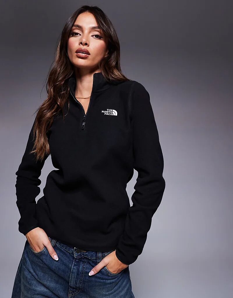 Флис Glacier 100 с застежкой-молнией 1/4 черного цвета The North Face
Флис Glacier 100 с застежкой-молнией 1/4 черного цвета The North Face