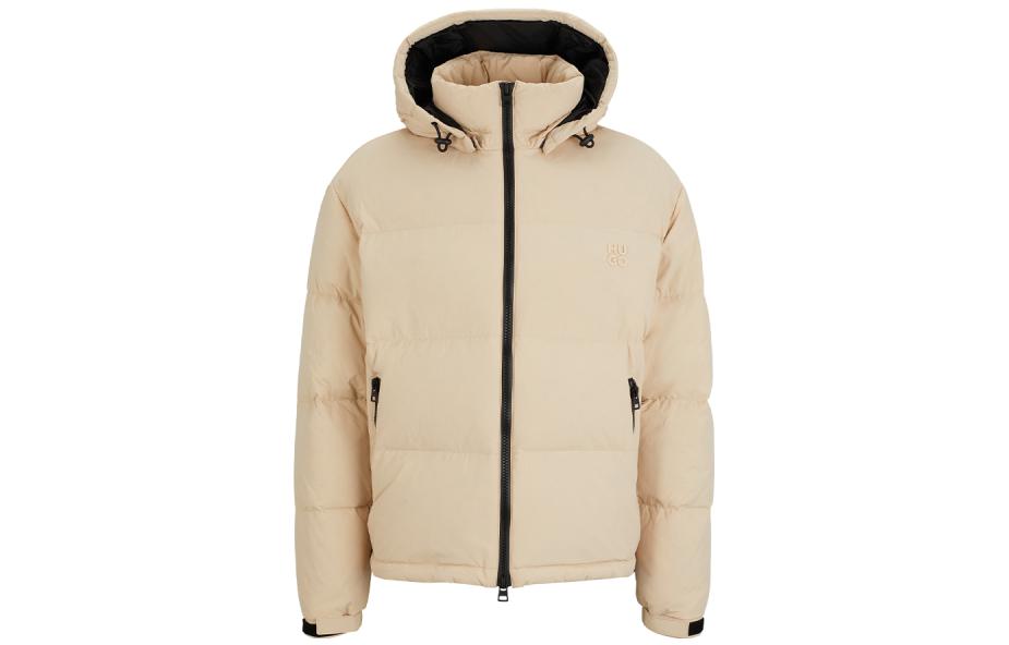 HUGO BOSS Пуховик мужской бежевый, Beige 
HUGO BOSS Пуховик мужской бежевый, Beige