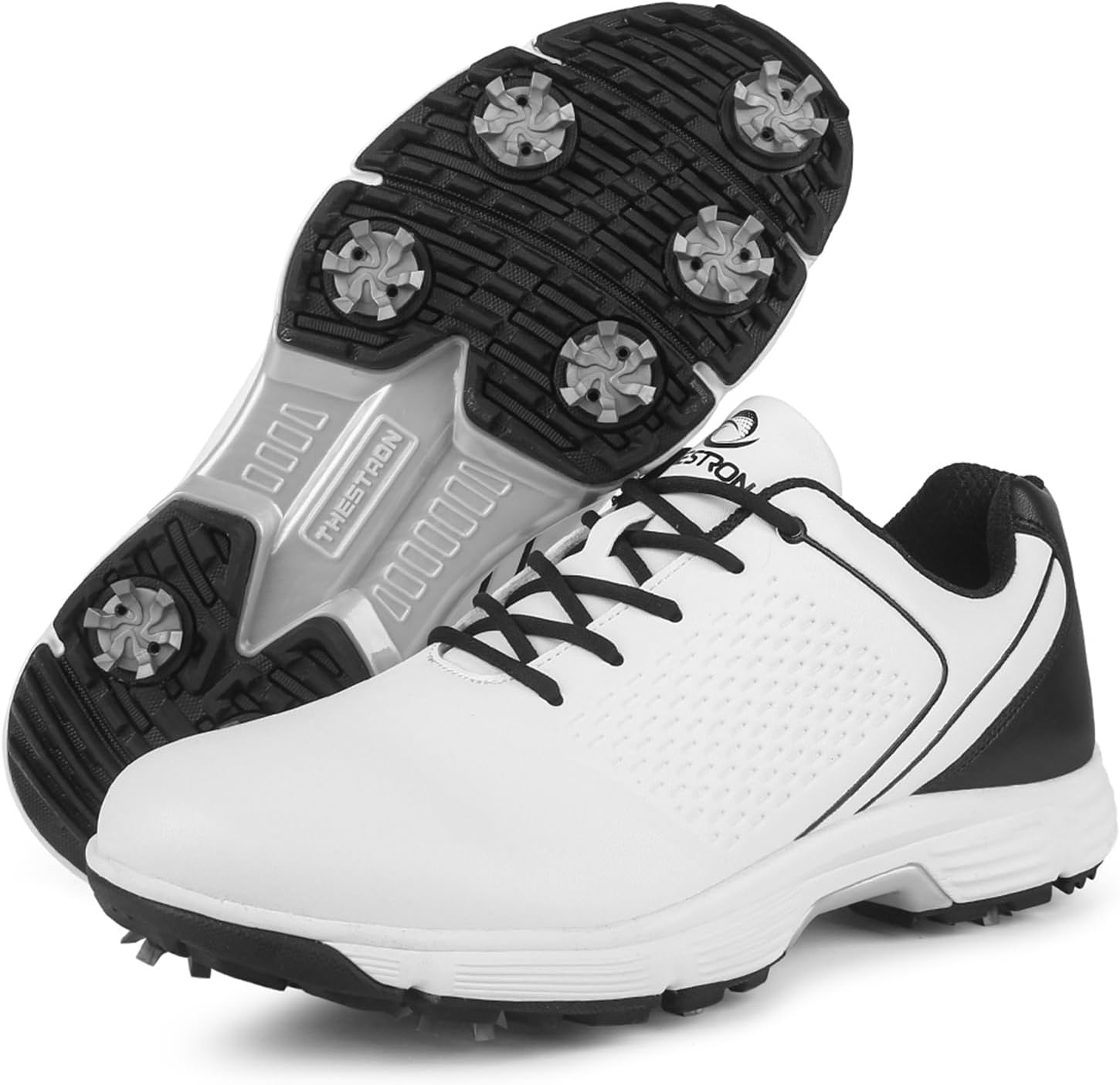 Водонепроницаемые гольф-кроссовки для мужчин с шипами, мужская обувь для игры в гольф и прогулок на улице Zakey, белый/черный
Водонепроницаемые гольф-кроссовки для мужчин с шипами, мужская обувь для игры в гольф и прогулок на улице Zakey, белый/черный