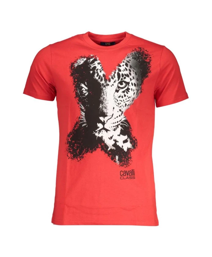Футболка с изображением красного леопарда Cavalli Class, красный
Футболка с изображением красного леопарда Cavalli Class, красный