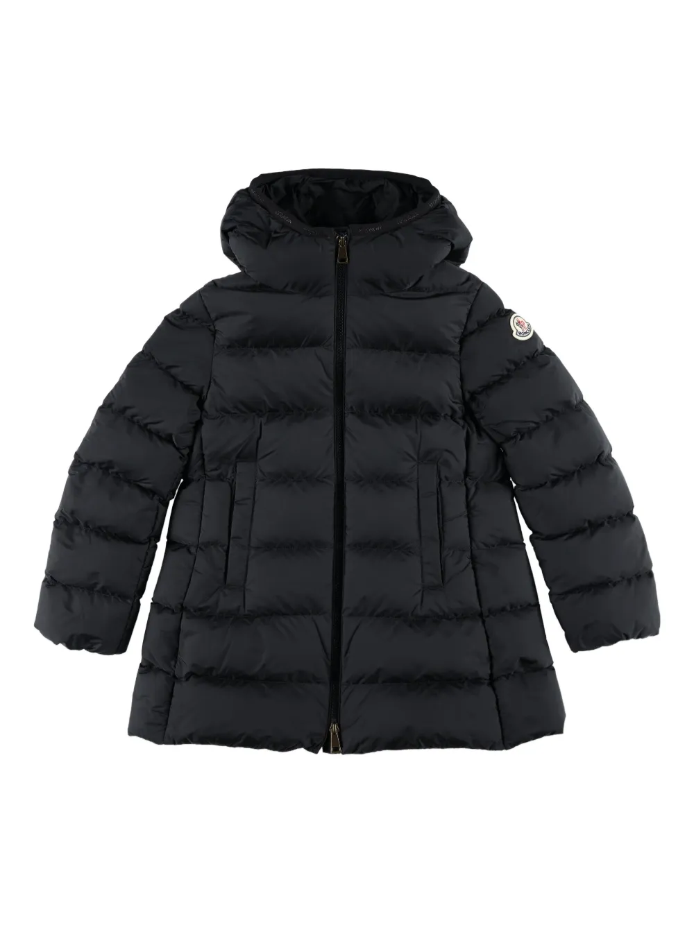 Стеганый пуховик Barend с капюшоном Moncler Enfant, черный
Стеганый пуховик Barend с капюшоном Moncler Enfant, черный