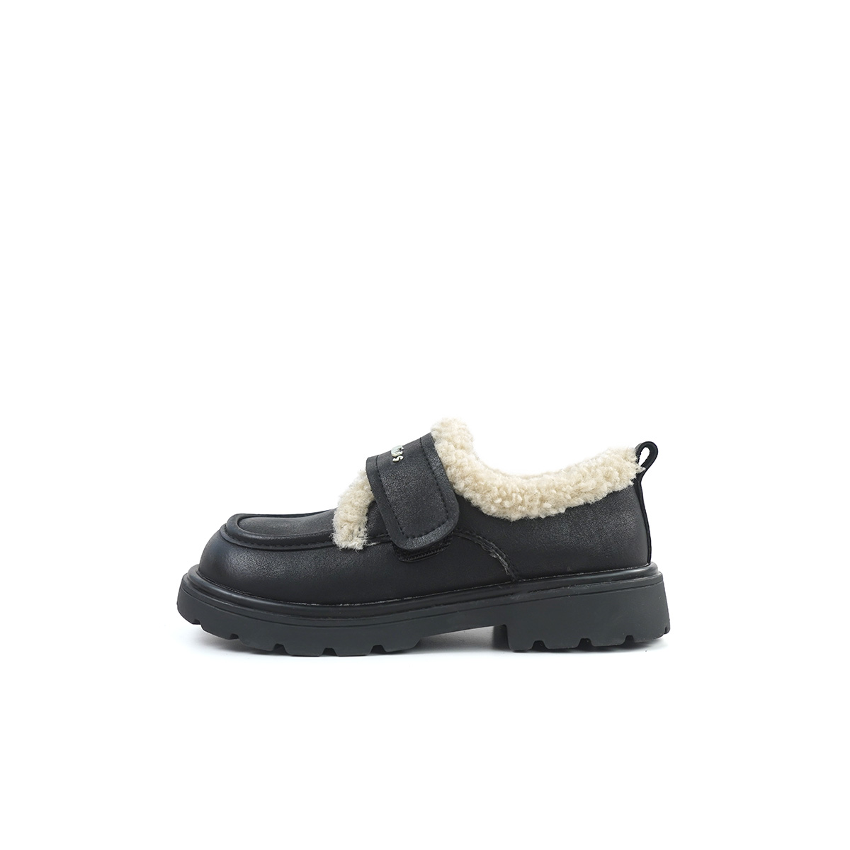 Нескользящие теплые низкие детские кожаные туфли для детей Banner the Piggy, черный
Нескользящие теплые низкие детские кожаные туфли для детей Banner the Piggy, черный