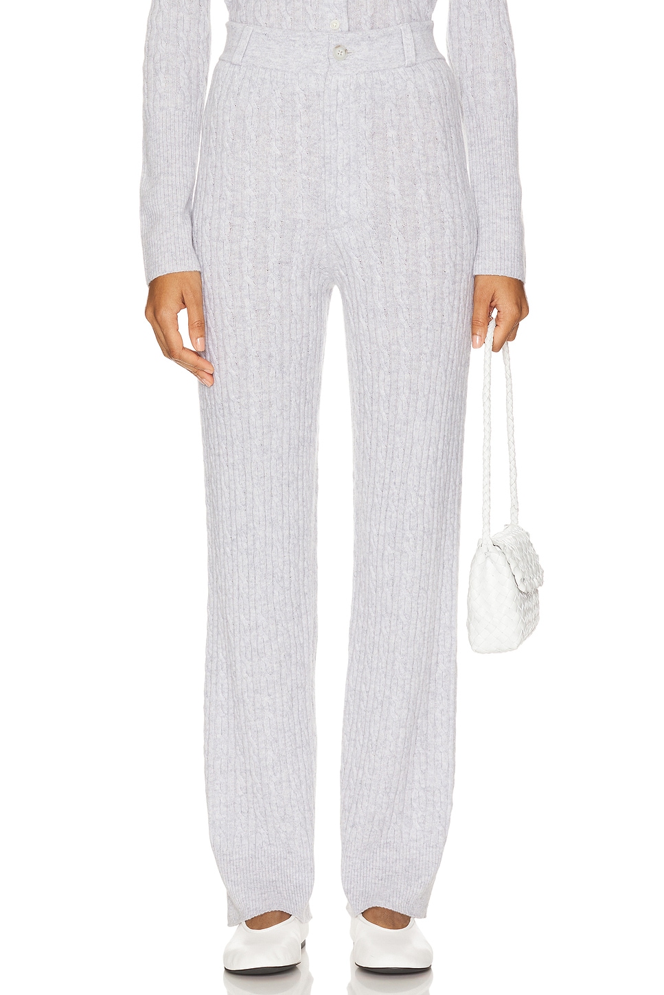 Брюки из кашемира с косами Guest In Residence, серый
Брюки из кашемира с косами Guest In Residence, серый