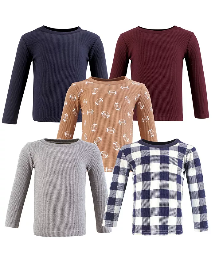 Футболки с длинными рукавами Hudson Thermal для мальчиков, 5 пар, Bear Tree, 12-18 месяцев Hudson Baby, коричневый
Футболки с длинными рукавами Hudson Thermal для мальчиков, 5 пар, Bear Tree, 12-18 месяцев Hudson Baby, коричневый