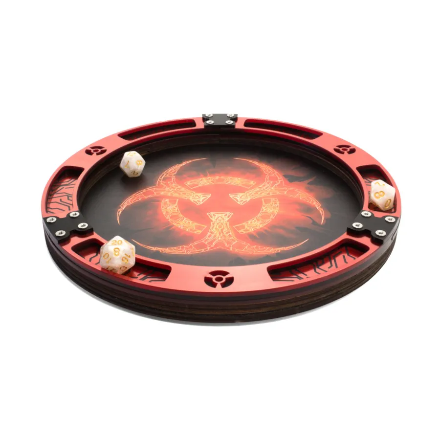 10-дюймовый круглый лоток для кубиков — биотехнологический синтетический принт с принтом — красный металлик, Dice Trays (C4 Labs)
10-дюймовый круглый лоток для кубиков — биотехнологический синтетический принт с принтом — красный металлик, Dice Trays (C4 Labs)