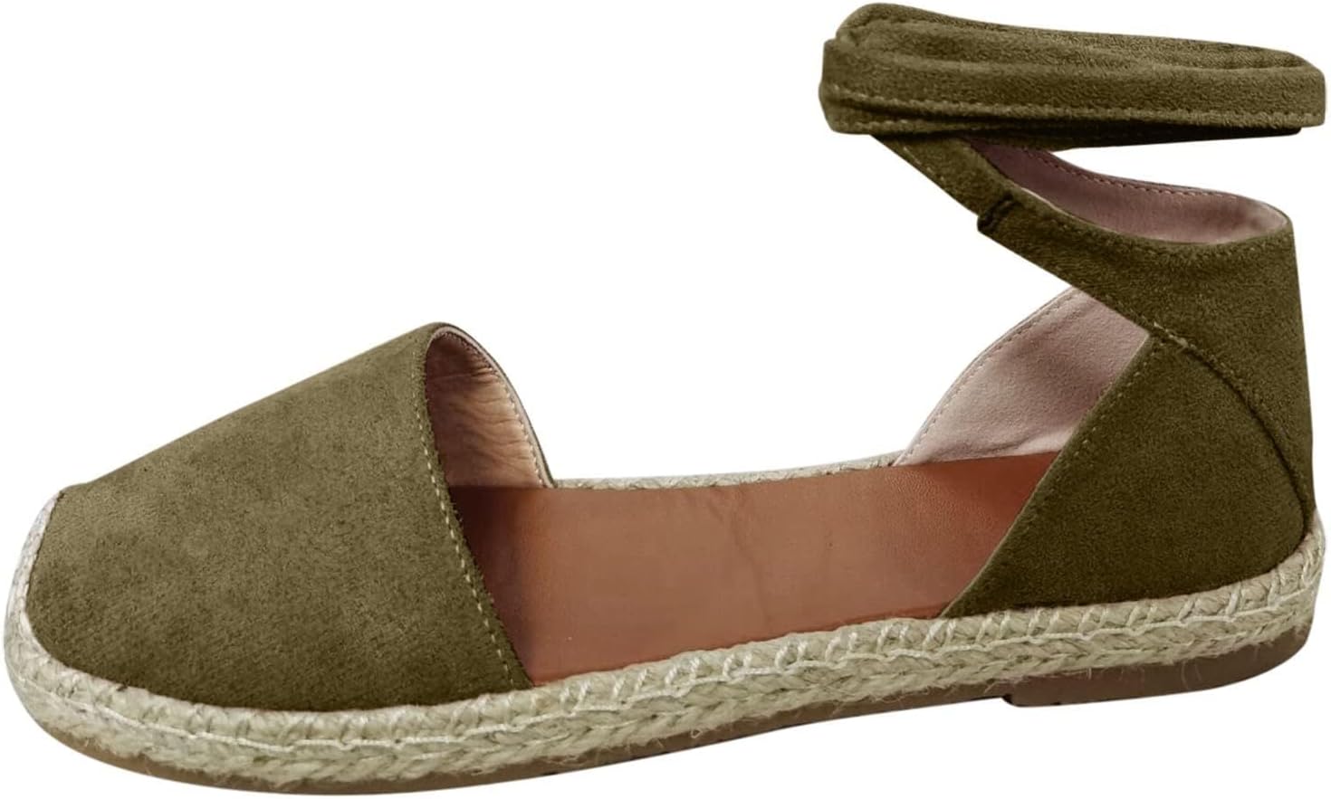 Женские эспадрильи на плоской подошве, с закрытым носком и завязками на щиколотке, классические летние плоские туфли на шнуровке, слингбэк летние туфли, удобные сандалии для прогулок Generic, зеленый
Женские эспадрильи на плоской подошве, с закрытым носком и завязками на щиколотке, классические летние плоские туфли на шнуровке, слингбэк летние туфли, удобные сандалии для прогулок Generic, зеленый