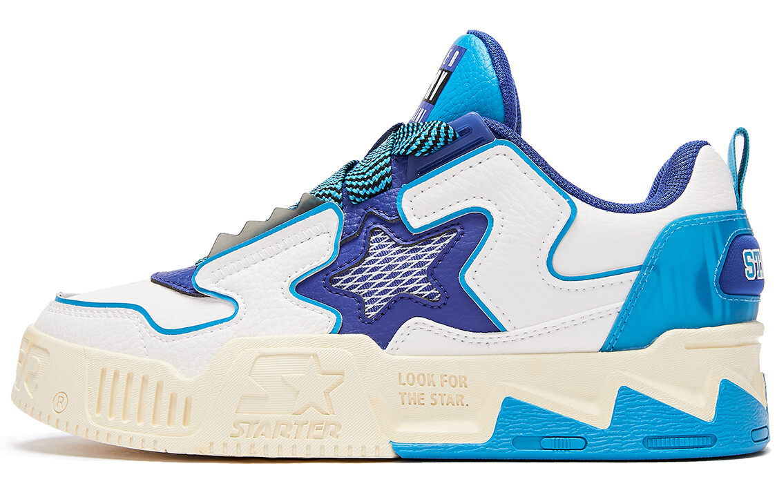 Кроссовки STARTER Skateboarding Shoes Men Low-top White/Blue, белый
Кроссовки STARTER Skateboarding Shoes Men Low-top White/Blue, белый