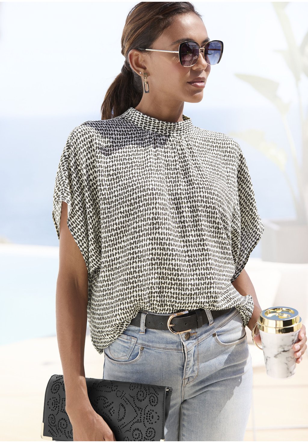 Блуза LASCANA, черный
Блуза LASCANA, черный