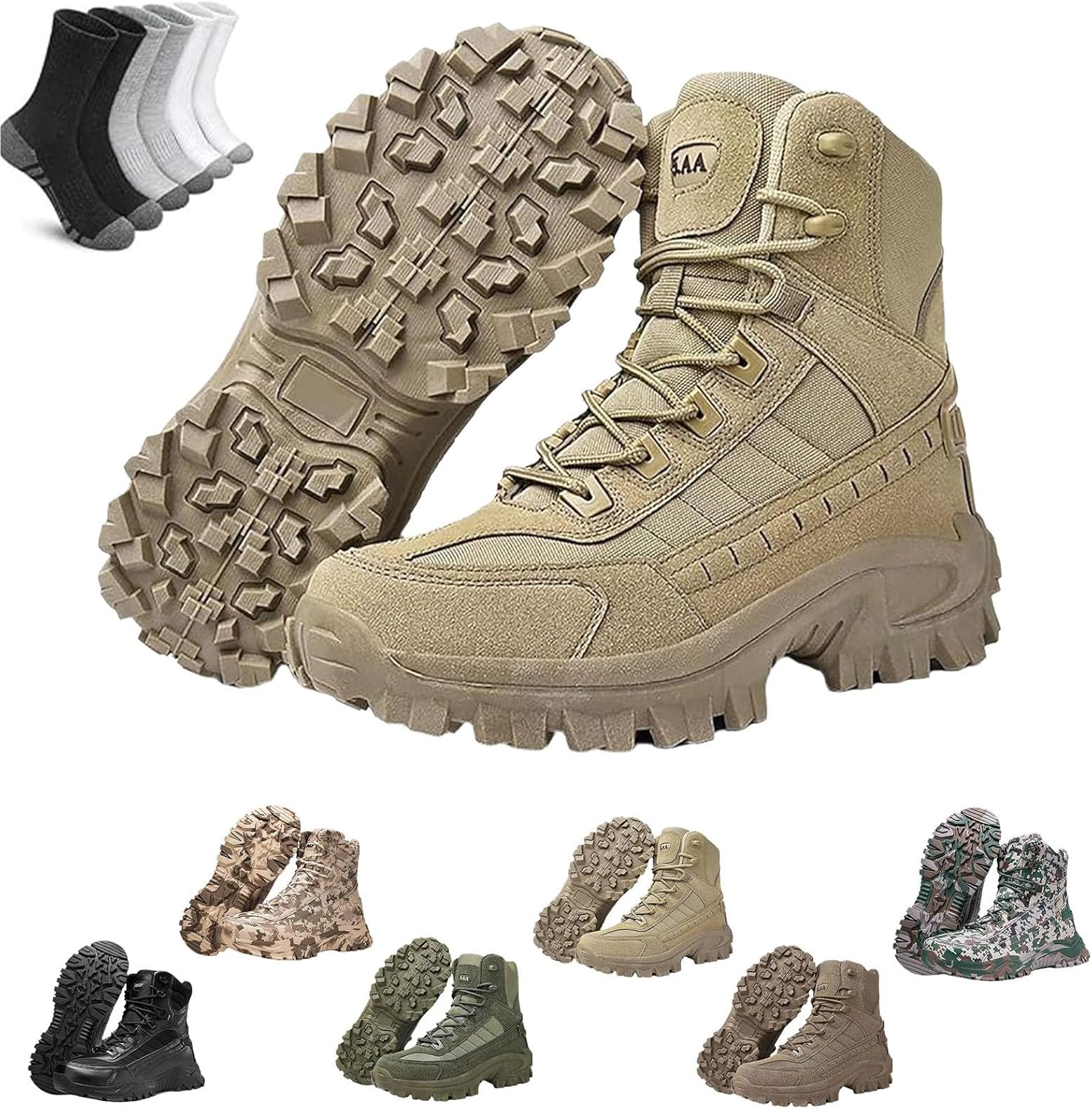 Мужские ортопедические ботинки с защитой от проколов, водонепроницаемые, противоушибочные, походные, износостойкие и долговечные Generic, Sand
Мужские ортопедические ботинки с защитой от проколов, водонепроницаемые, противоушибочные, походные, износостойкие и долговечные Generic, Sand