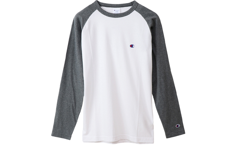 Футболка мужская серая белая Champion 
Футболка мужская серая белая Champion