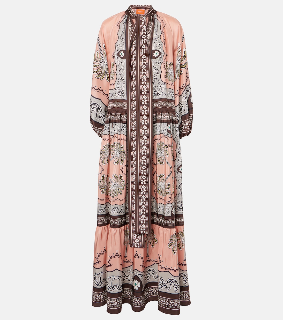 Шелковое платье макси с принтом Афина La DoubleJ, Mirage Placee
Шелковое платье макси с принтом Афина La DoubleJ, Mirage Placee