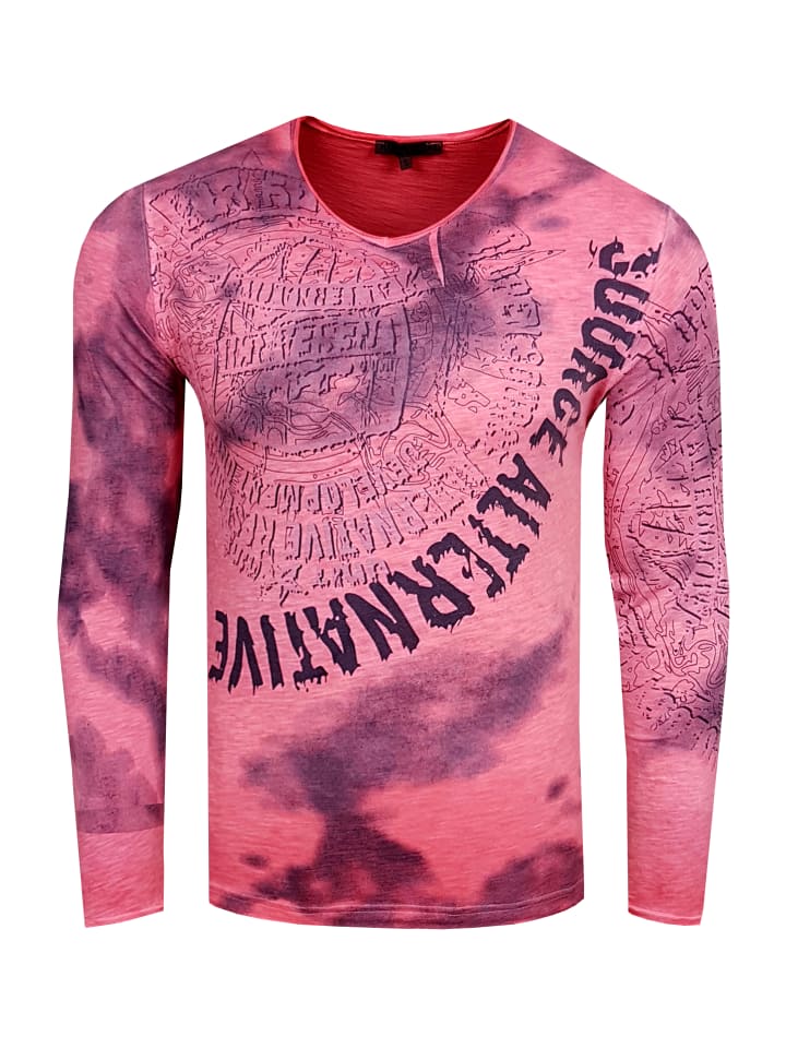 Rusty Neal Футболка с V-образным вырезом и длинными рукавами, с принтом по всей поверхности кораллового цвета
Rusty Neal Футболка с V-образным вырезом и длинными рукавами, с принтом по всей поверхности кораллового цвета