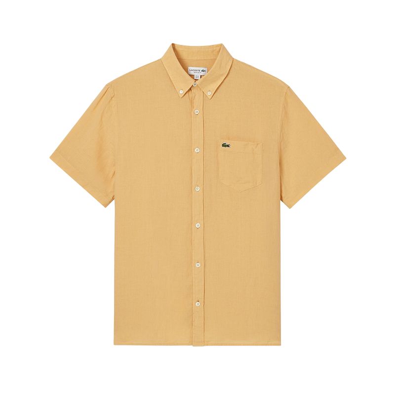 Рубашка с коротким рукавом и вышитым логотипом LACOSTE, Ixq/Croissant
Рубашка с коротким рукавом и вышитым логотипом LACOSTE, Ixq/Croissant