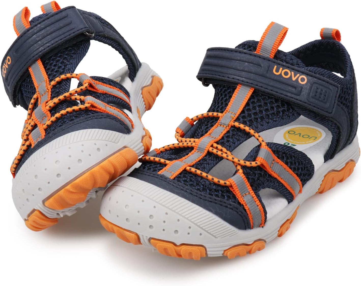 Детские сандалии UOVO для мальчиков, походные спортивные с закрытым носком, пляжные летние сандалии для мальчиков, быстросохнущие, синий/оранжевый
Детские сандалии UOVO для мальчиков, походные спортивные с закрытым носком, пляжные летние сандалии для мальчиков, быстросохнущие, синий/оранжевый