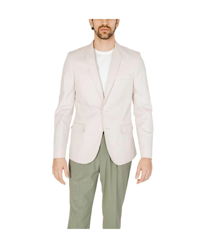 Блейзер из хлопчатобумажной ткани кремового цвета Antony Morato, серый
Блейзер из хлопчатобумажной ткани кремового цвета Antony Morato, серый