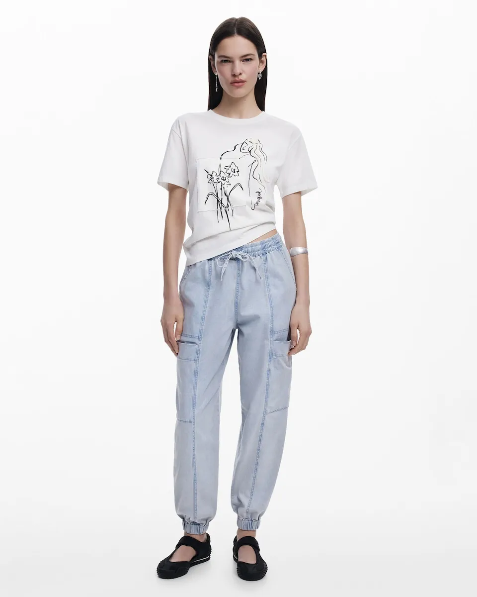 Женские легкие джинсы-джоггеры карго Desigual, синий
Женские легкие джинсы-джоггеры карго Desigual, синий