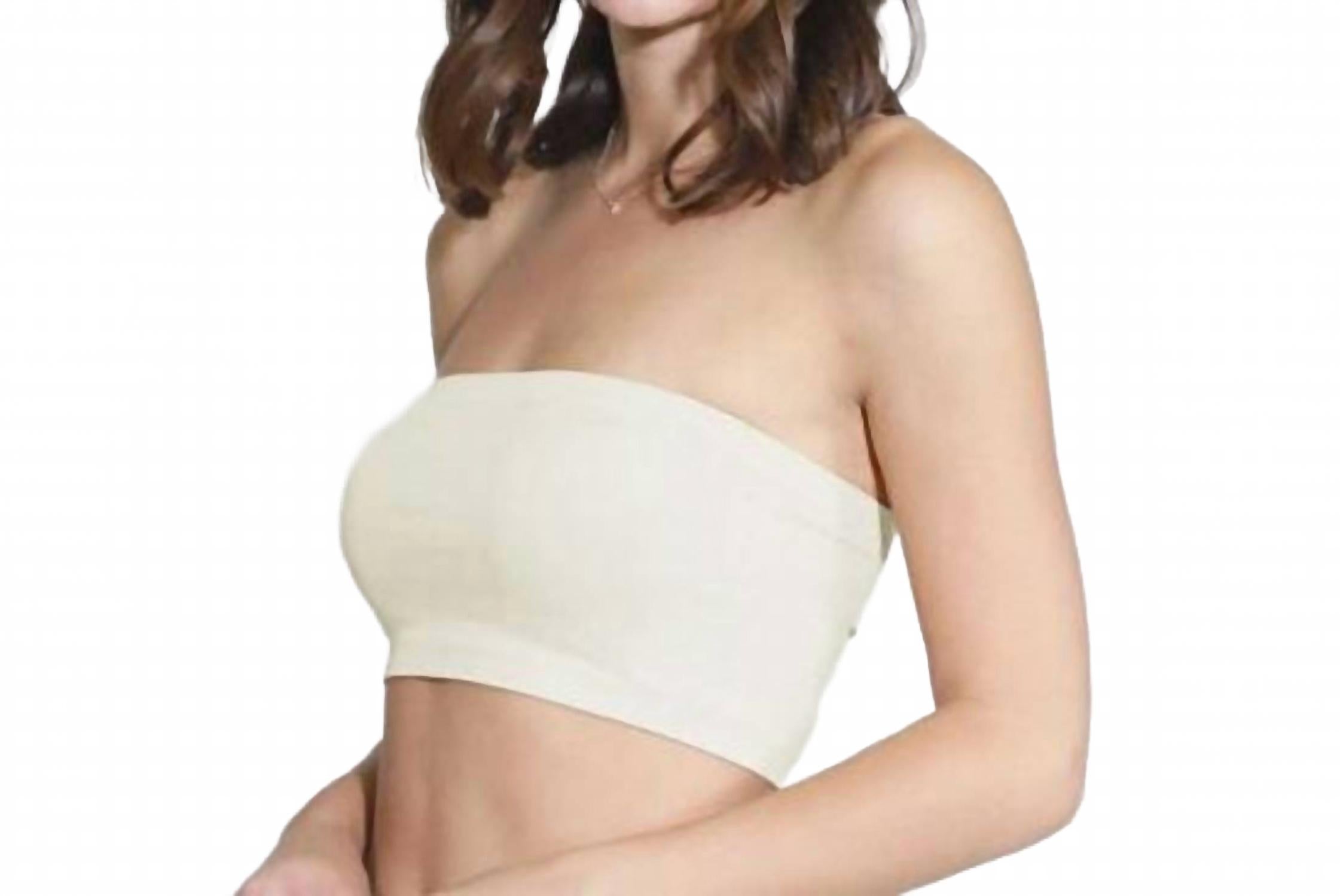 Топ-бюстье бандо асимметричное в цвете айвори Nikibiki, слоновая кость
Топ-бюстье бандо асимметричное в цвете айвори Nikibiki, слоновая кость