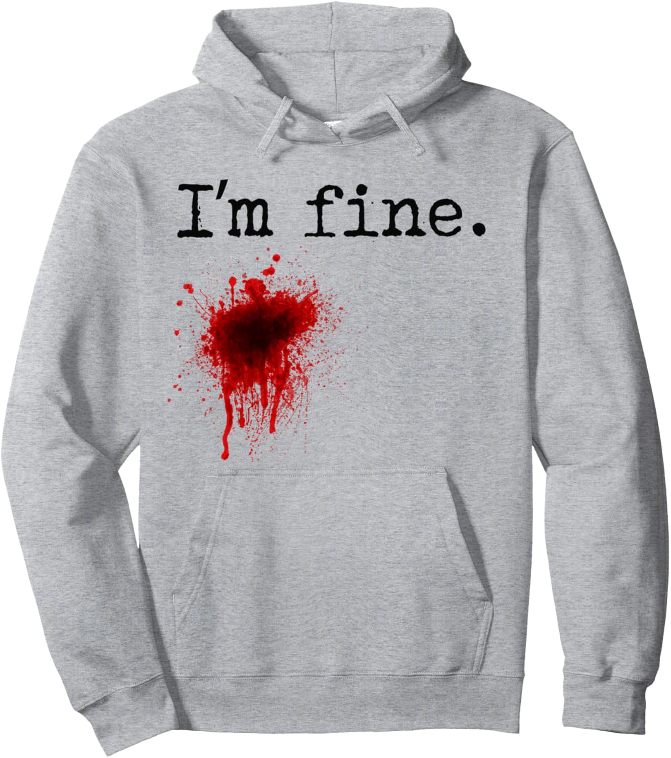 Толстовка с изображением огнестрельного ранения, надпись «Я в порядке» Action Hero Tees, серый
Толстовка с изображением огнестрельного ранения, надпись «Я в порядке» Action Hero Tees, серый