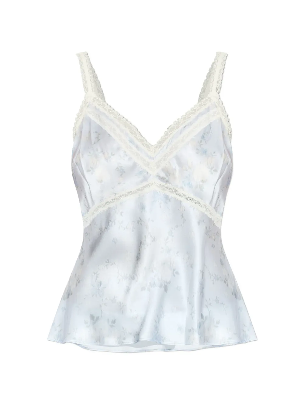 Кружевная блузка с цветочным узором Loveshackfancy, синий
Кружевная блузка с цветочным узором Loveshackfancy, синий