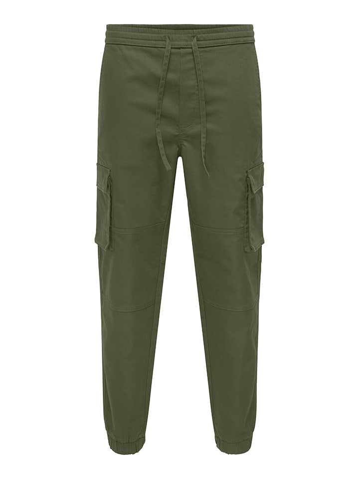 ONLY & SONS Брюки-карго "Гарда" темно-зеленого цвета
ONLY & SONS Брюки-карго "Гарда" темно-зеленого цвета