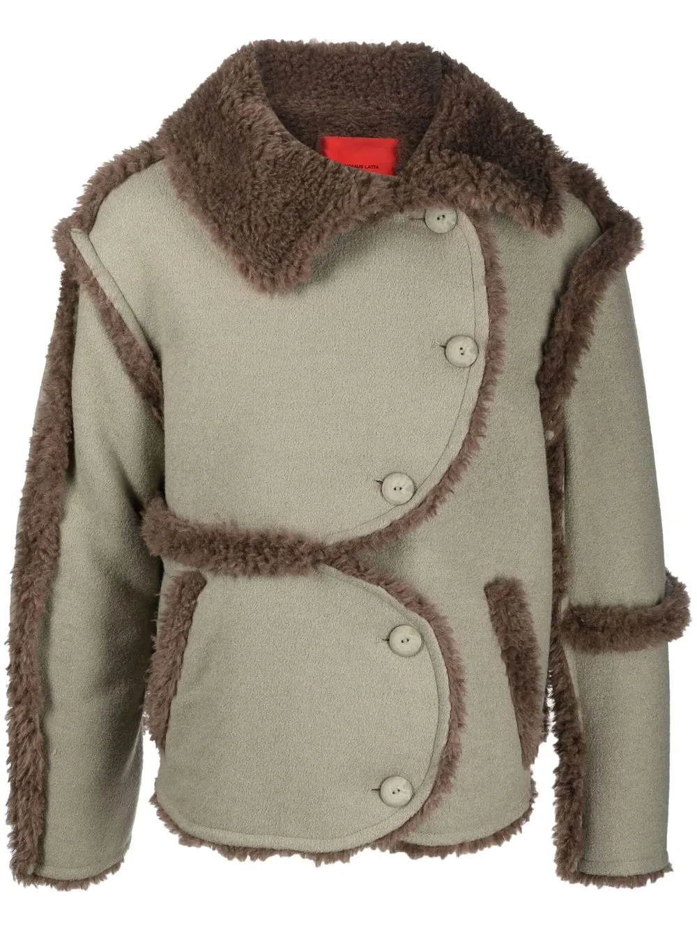Куртка из шерпы с фактурной отделкой Eckhaus Latta, зеленый
Куртка из шерпы с фактурной отделкой Eckhaus Latta, зеленый