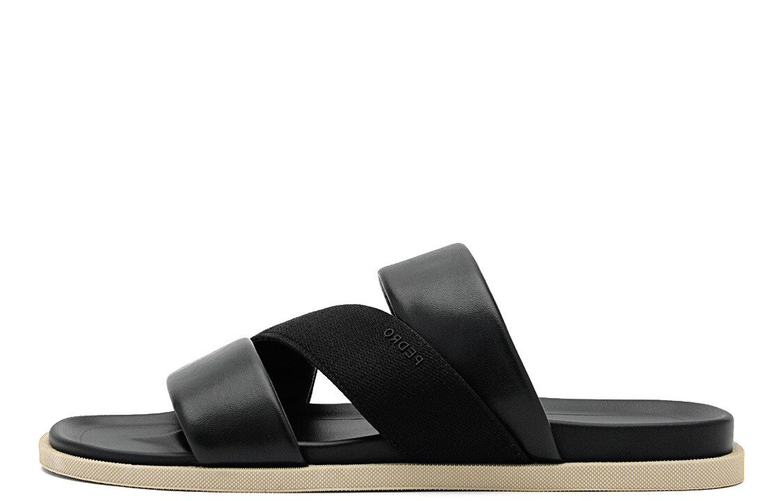 Шлепанцы мужские Pedro, черный 
Шлепанцы мужские Pedro, черный