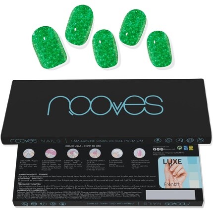 NOOVES NAILS Премиум-затвердевшая гелевая фольга для ногтей Нефритовые блестящие зеленые полузатвердевшие гелевые полоски для ногтей Полуперманентные гелевые наклейки
NOOVES NAILS Премиум-затвердевшая гелевая фольга для ногтей Нефритовые блестящие зеленые полузатвердевшие гелевые полоски для ногтей Полуперманентные гелевые наклейки