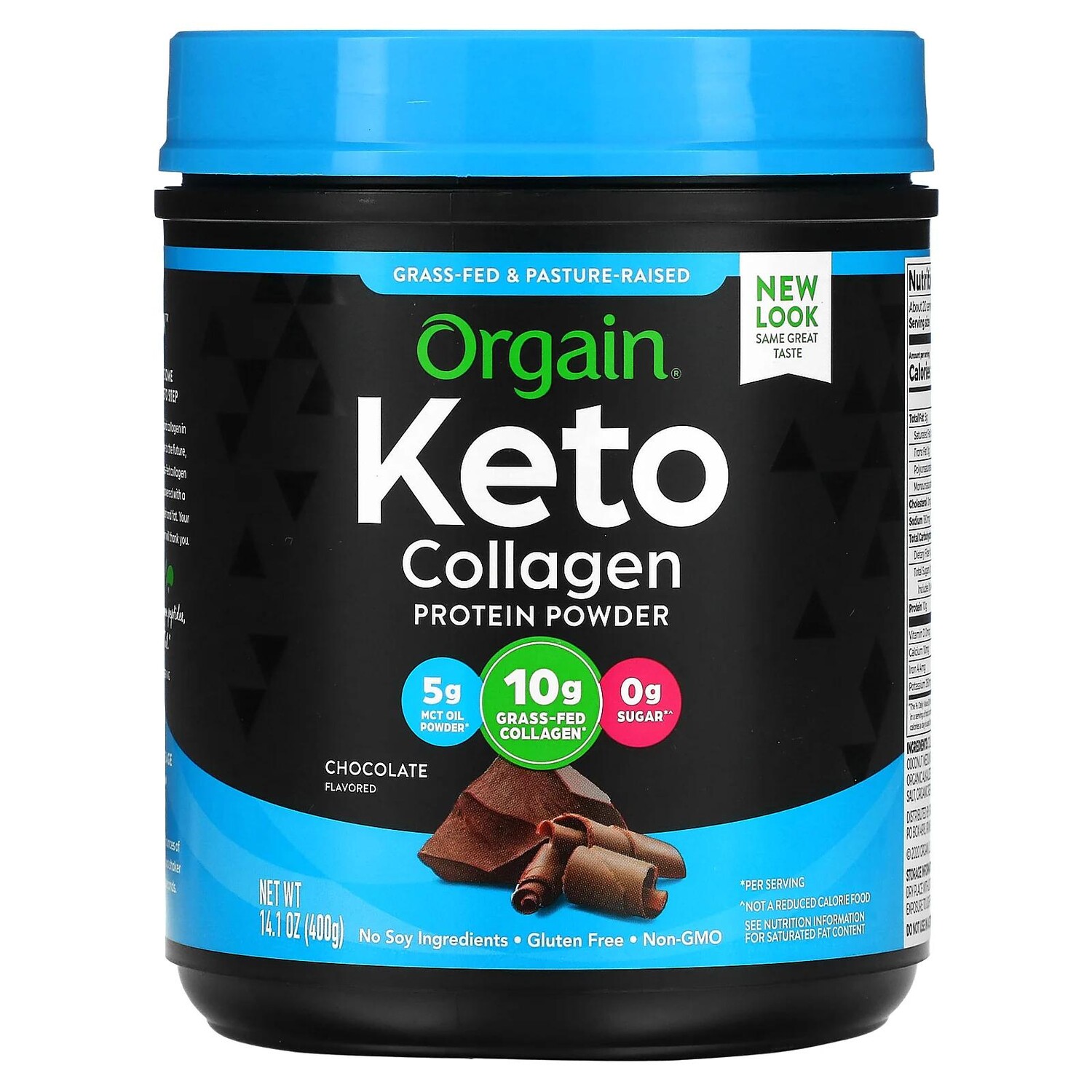 Orgain Keto Кетогенный протеиновый порошок коллагена с маслом MCT шоколад 0,88 фунта (400 г)
Orgain Keto Кетогенный протеиновый порошок коллагена с маслом MCT шоколад 0,88 фунта (400 г)