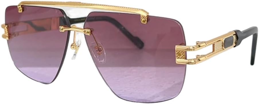 Солнцезащитные очки без оправы большого размера для женщин и мужчин, с двойной перемычкой, градиентной защитой от УФ-излучения UV400, для занятий спортом на открытом воздухе и путешествий UYPTK, C1
Солнцезащитные очки без оправы большого размера для женщин и мужчин, с двойной перемычкой, градиентной защитой от УФ-излучения UV400, для занятий спортом на открытом воздухе и путешествий UYPTK, C1