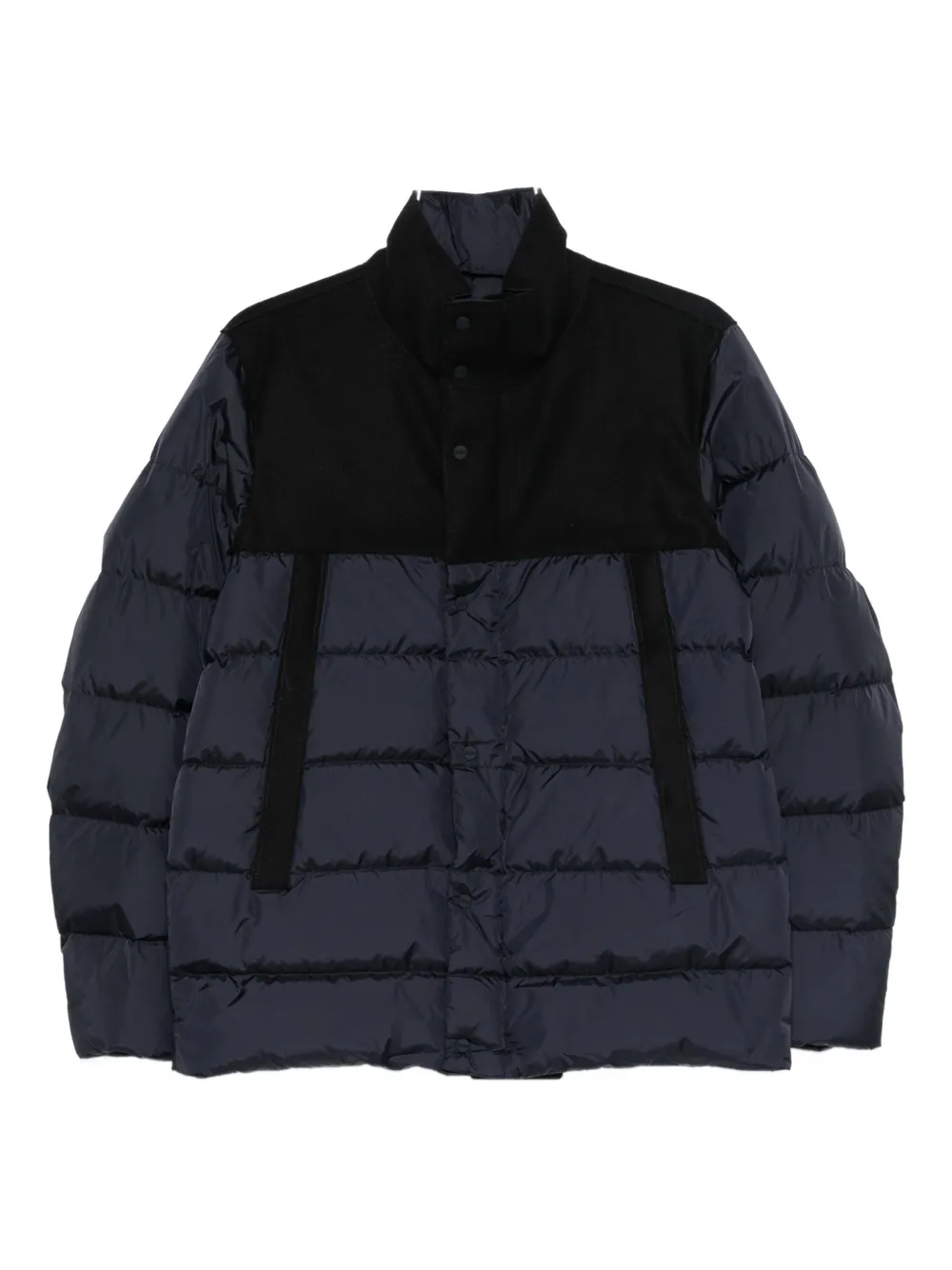 Стеганое пальто с панелями Herno, синий
Стеганое пальто с панелями Herno, синий