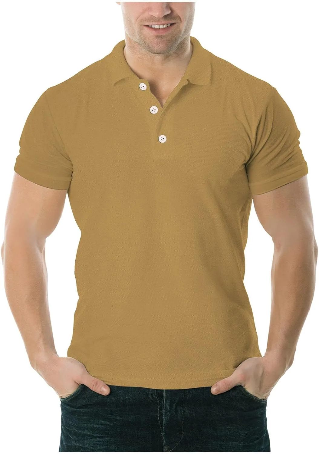 Мужская повседневная футболка хенли с коротким рукавом
Мужская повседневная футболка хенли с коротким рукавом