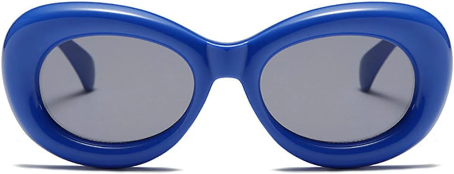 Willochra Y2K Женские модные овальные солнцезащитные очки конфетных цветов Ретро Мужские дизайнерские трендовые панк круглые солнцезащитные очки для улицы F25, Blue
Willochra Y2K Женские модные овальные солнцезащитные очки конфетных цветов Ретро Мужские дизайнерские трендовые панк круглые солнцезащитные очки для улицы F25, Blue