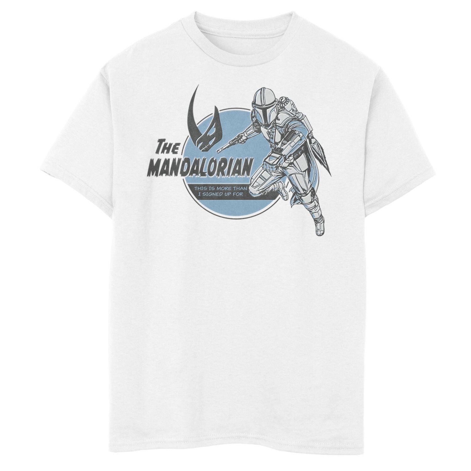 Футболка с рисунком комиксов «Звёздные войны: Мандалорский реактивный ранец» для мальчиков 8–20 лет Star Wars
Футболка с рисунком комиксов «Звёздные войны: Мандалорский реактивный ранец» для мальчиков 8–20 лет Star Wars