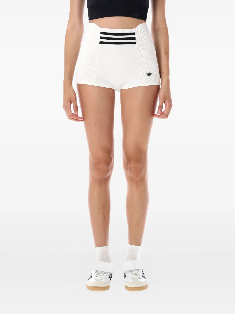 Полосатые шорты с завышенной талией Adidas, белый
Полосатые шорты с завышенной талией Adidas, белый