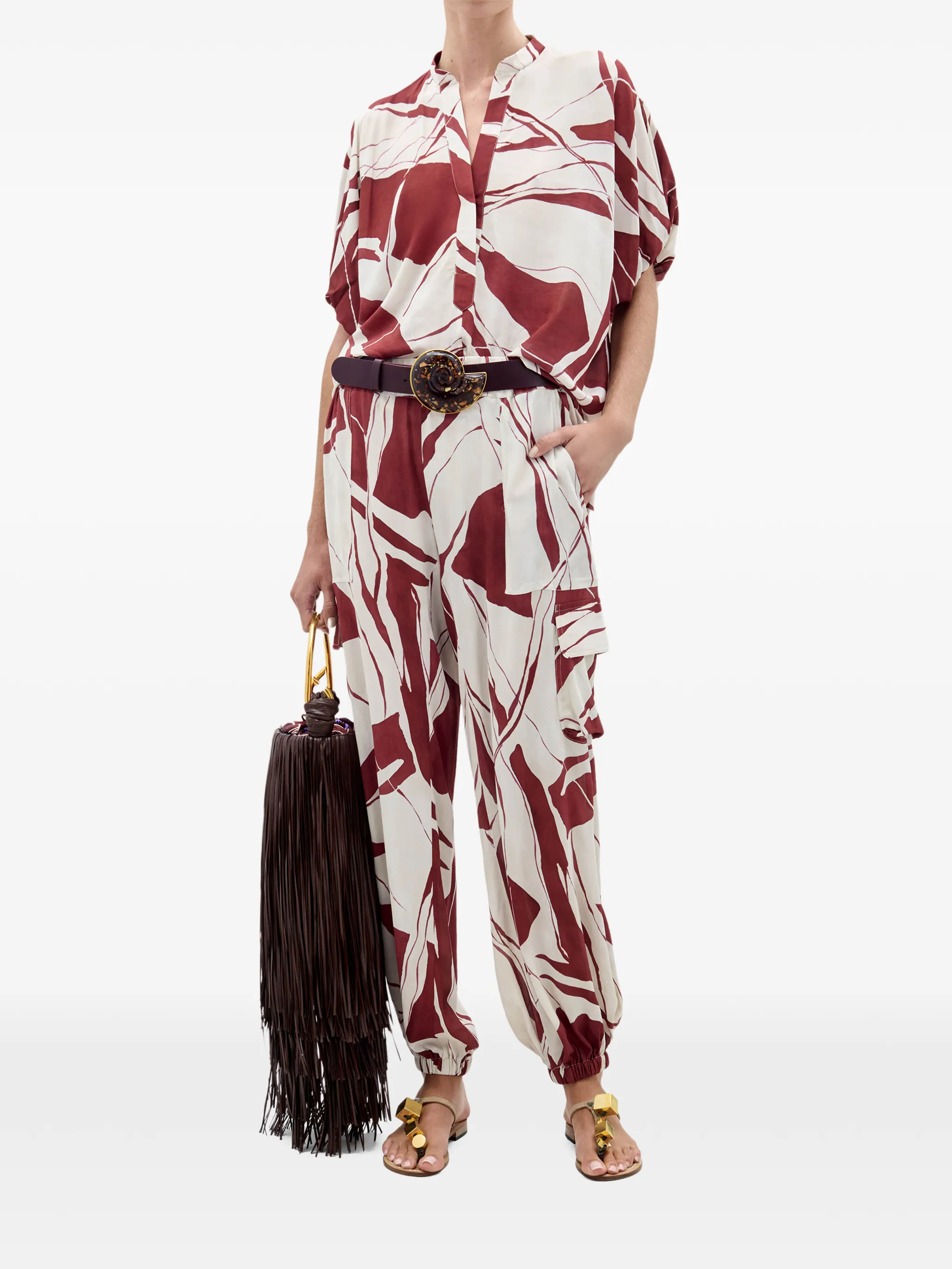 Абстрактная блузка сюзанны Silvia Tcherassi, бежевый
Абстрактная блузка сюзанны Silvia Tcherassi, бежевый