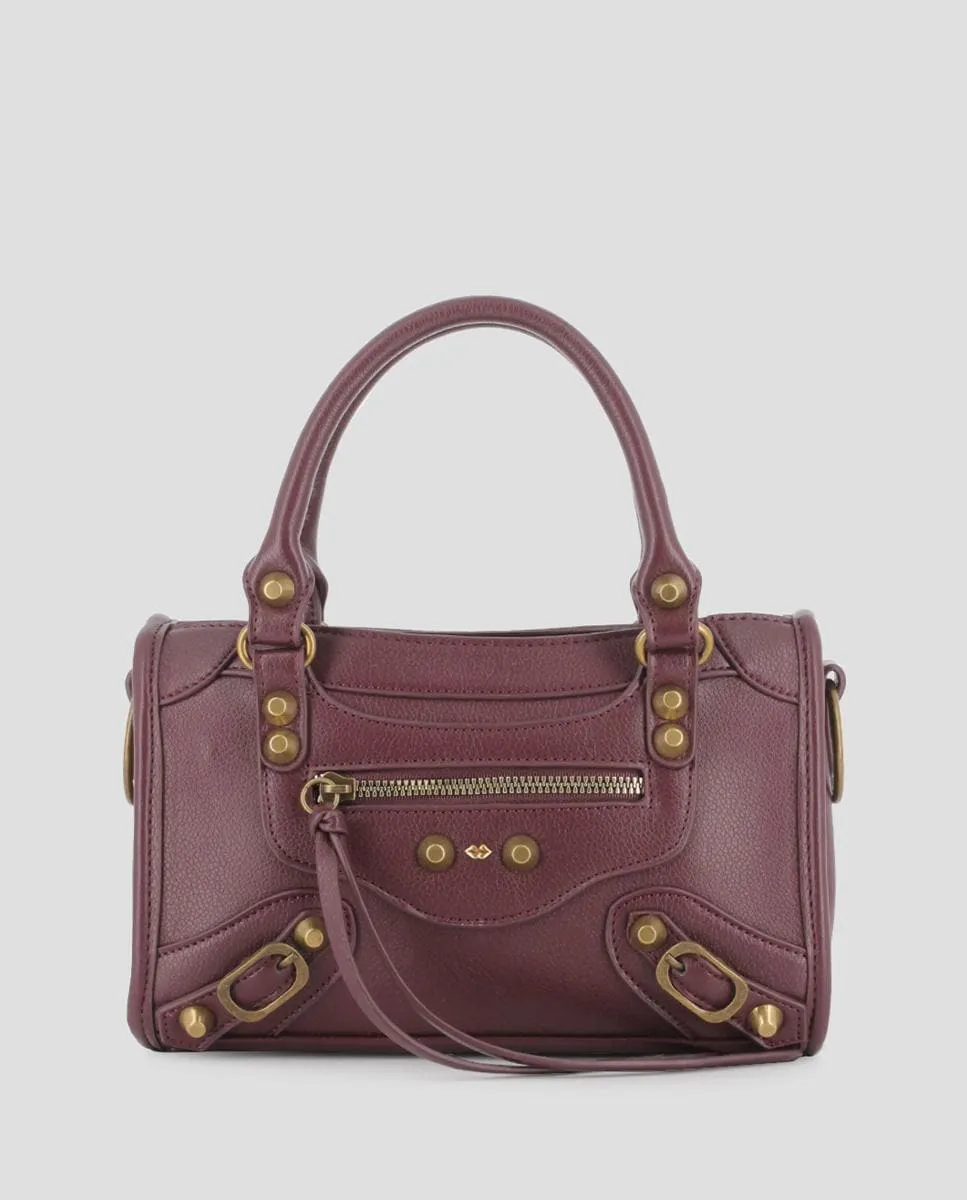 Женская сумка с регулируемым ремнем и деталями Blogger, бордовый
Женская сумка с регулируемым ремнем и деталями Blogger, бордовый