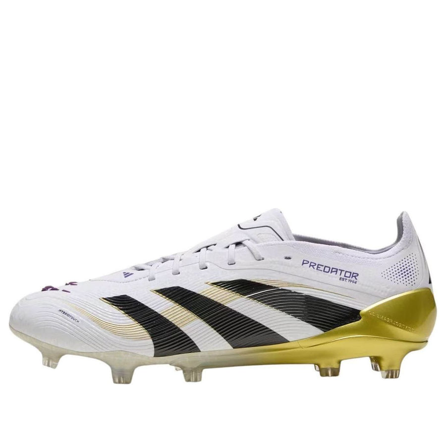 Кроссовки adidas Predator Elite FG 'Cloud White Black Gold Metallic', белый
Кроссовки adidas Predator Elite FG 'Cloud White Black Gold Metallic', белый