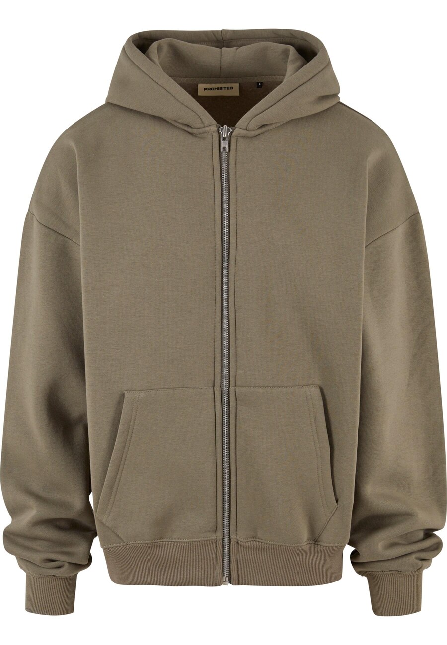 Толстовка с капюшоном на молнии Prohibited, зеленый
Толстовка с капюшоном на молнии Prohibited, зеленый