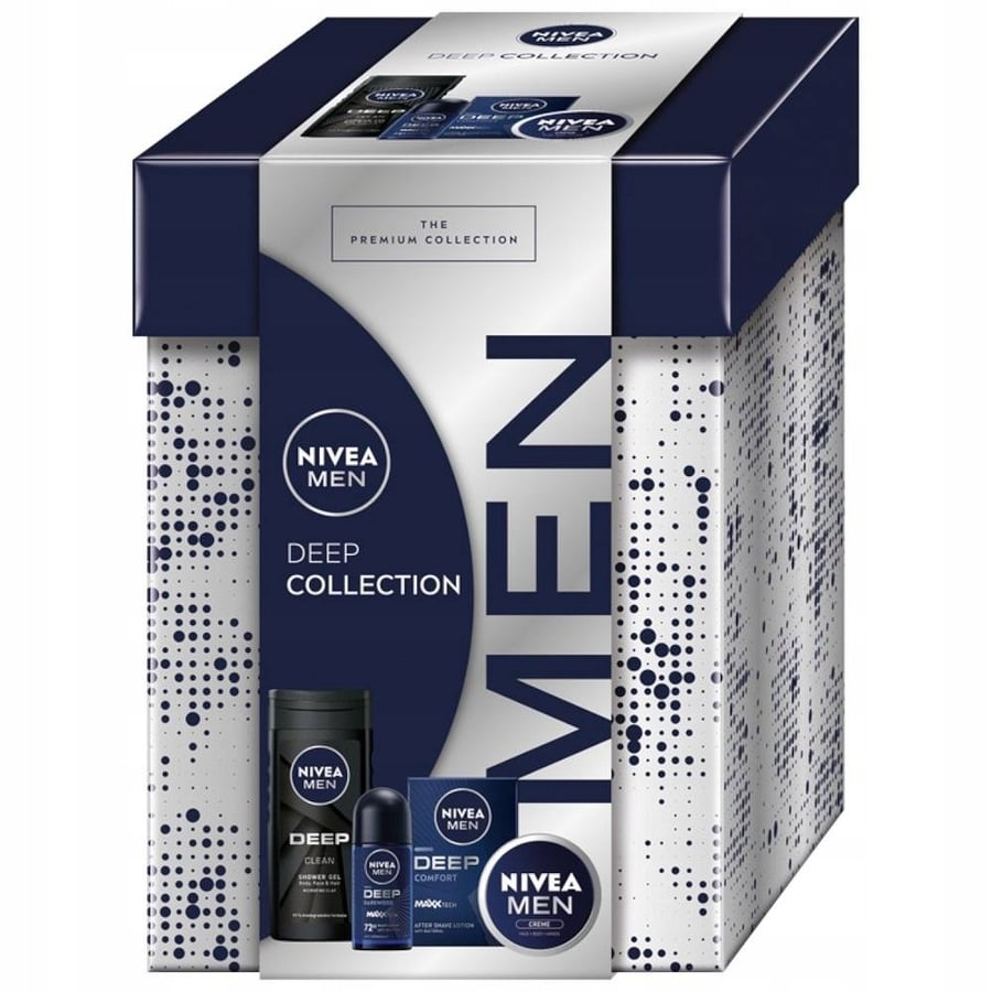 Набор мужской косметики Nivea Deep Collection 2024
Набор мужской косметики Nivea Deep Collection 2024